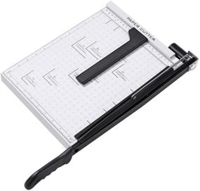 img 3 attached to 📐 Efficient Runaan A4 Paper Cutter: Guillotine Photo Cutter with Dual Guide Bars, Security Safeguard for Standard Cutting of Paper, Photos, or Labels - White