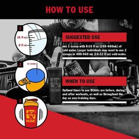 img 1 attached to Mutant BCAA 9.7 Supplement: Micronized BCAA Powder with 🥭 Amino Energy Support Stack - Tropical Mango Flavor - 348g