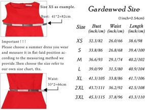 img 1 attached to Gardenwed Гепберн Коктейль Рокабилли Красная Женская Одежда и Платья