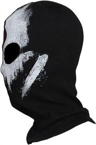 img 2 attached to Ghost Mask Balaclava Skull Hood with Innturt Fabric