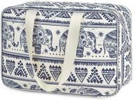 🐘 large elephant toiletry bag - full size cosmetics & makeup organizer for women and girls logo