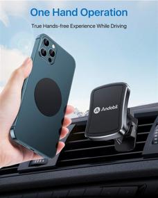 img 1 attached to 🚗 Andobil Car Phone Magnetic Mount with 6 N52 Strong Magnets - Magnetic Vent Phone Holder for Car, Universal Cell Phone Holder Compatible with iPhone 12 Mini/12 Pro/11/11 Pro Max, Samsung S20/S10, and More