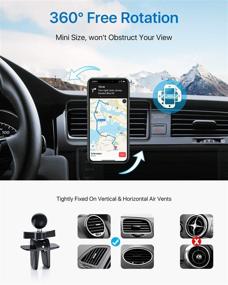 img 2 attached to 🚗 Andobil Car Phone Magnetic Mount with 6 N52 Strong Magnets - Magnetic Vent Phone Holder for Car, Universal Cell Phone Holder Compatible with iPhone 12 Mini/12 Pro/11/11 Pro Max, Samsung S20/S10, and More