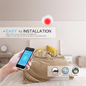 img 1 attached to 📡 iView S200 WiFi Smart Motion Sensor - Indoor/Outdoor Home Security, Adjustable Sensitivity, DIY Install - Long-Lasting Battery (2.4Ghz)