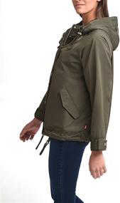 img 1 attached to Levis Womens Hooded Peached Jacket Women's Clothing for Coats, Jackets & Vests