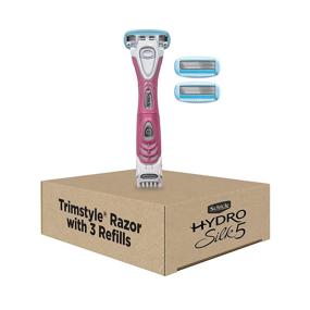 img 4 attached to 🪒 Schick Hydro Silk TrimStyle Moisturizing Razor for Women - Bikini Trimmer with 3 Refills