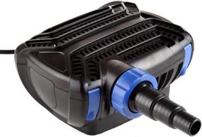 img 4 attached to Trupow 1400GPH Waterfall Salt Fresh Submersible Electric Frequency Aquarium Fish Garden Pond Silent Filter Water Pump: Efficient Water Circulation for Enhanced Aquatic Environments