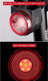 img 3 attached to 🚲 TFJ Smart Bike Tail Light: Anti-Theft Rear Bicycle Brake Light | USB Rechargeable & Waterproof | High Lumen Daytime Strobe w/ Auto Red LED Flash