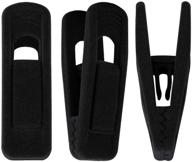 🔗 velvet hanger clips - set of 20 black trgowaul strong finger clips, perfect for thin velvet hangers логотип