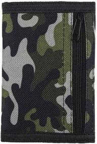 img 1 attached to Men's Camo Canvas Outdoor Sports Wallet - Wallets, Card Holders, and Money Organizers for Men's Accessories