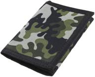 men's camo canvas outdoor sports wallet - wallets, card holders, and money organizers for men's accessories logo