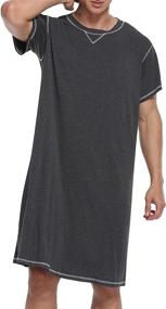 img 2 attached to 👕 Comfortable and Stylish Ekouaer Loungewear Pajamas Nightshirt in X-Large Size