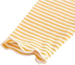 img 1 attached to Toddler 4 Pack Leggings Stretchy Stripe