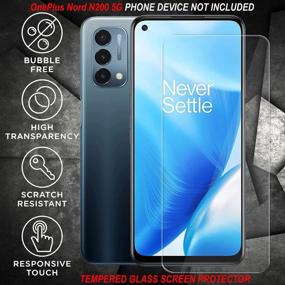 img 3 attached to 📱 2-in-1 Protection: Covrware XPro Series Case and Tempered Glass Screen Protector for OnePlus Nord N200 5G - Red