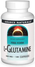 img 4 attached to Увеличьте энергию обмена веществ с помощью Source Naturals L-Glutamine - свободной формы аминокислотного дополнения - 100 капсул.