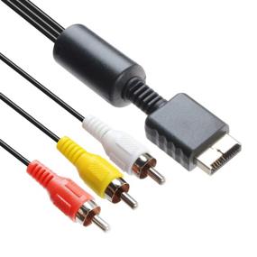 img 4 attached to 🎮 TENINYU 6FT RCA Cable - Game Console AV Cable for PS1 PS2 PS3 Playstation - Improved Component Accessories Connection