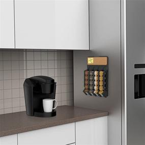 img 1 attached to Conveniently Organize Your Coffee Pods with the Mind Reader Wall-Mount Holder Dispenser in Black