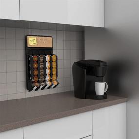 img 3 attached to Conveniently Organize Your Coffee Pods with the Mind Reader Wall-Mount Holder Dispenser in Black