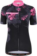 🚴 zerobike women's short sleeve cycling jersey: quick-dry breathable mountain clothing for biking logo