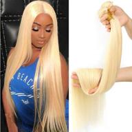 8 40inch brazilian unprocessed extensions blonde straight logo