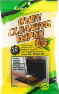 🧽 kitchen gadget cleaning wipes - powerful grease and grime remover for oven and microwave - fresh orange scent, degreasing wipes - 8x7 inches (1 pack 20 wipes) by cadie logo