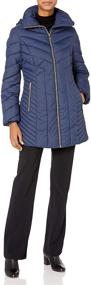 img 2 attached to Anne Klein Womens Chevron Quilting Women's Clothing for Coats, Jackets & Vests