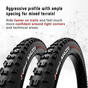 img 3 attached to 🚵 Vittoria Mazza Mountain Bike Tires: Ultimate Performance for Mixed Terrain - Trail TNT G2.0 MTB Tire