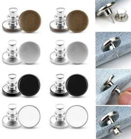 img 4 attached to Upgrade Your Denim Game with 8 Pcs Jean Button Pins Tiktok!