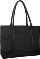 👜 large woman laptop tote bag with usb port for 15.6 inch laptops - sleek work bag & purse logo