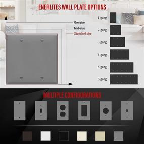 img 2 attached to ENERLITES Blank Cover Wall Plate