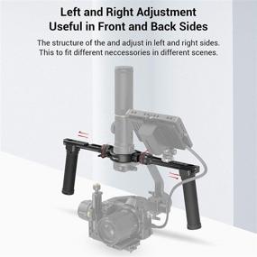 img 2 attached to 🎥 SmallRig Dual Handgrip for ZHIYUN Crane 2S - Enhanced Handheld Stabilizer (Model 3004)