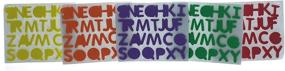 img 3 attached to 🔠 Creative Foam Letter Crafts for Kids and Engaging Home Activities: 1/2" Adhesive Foam Letters