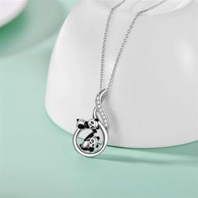 img 1 attached to Forever in My Heart Necklace for Women Girls Friends - Sterling Silver Rabbit Butterfly Turtle Fox Necklace Heart Pendant