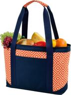 ascot large insulated fashion cooler bag - 24 can capacity - usa designed & quality approved логотип