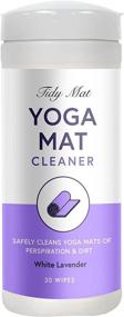 img 4 attached to Tidy Mat Yoga Cleaner Wipes: White Lavender Scent, 30 Count - Maintain a Clean & Refreshing Yoga Experience!