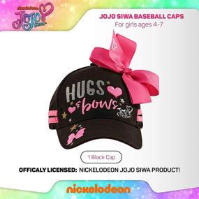 img 2 attached to Adorable Nickelodeon Toddler Hat: JoJo Kids Baseball Cap for Girls 4-7