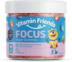 img 4 attached to Vitamin Friends - Focus Supplement for Kids: Enhancing Memory and 🧠 Mental Performance in Children | 60 Count, 100mg Phosphatidylserine | Autism Approved Nootropic