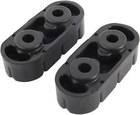 img 4 attached to Rubber Exhaust Insulator Hangers (2 Pack) for Chevy GMC Cadillac Escalade 15092802 - Reduce Vibration with NovelBee Product