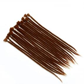 img 2 attached to Dreadlock Extension Handmade Faux Locs: Stylish Synthetic Hair for Hip-Hop & Reggae Inspired Looks