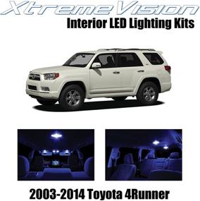 img 4 attached to 🚗 Enhanced Toyota 4Runner 2003-2014 XtremeVision 12-Piece Blue Interior LED Kit with Easy Installation Tool