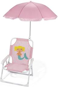 img 1 attached to Heritage Kids Outdoor Umbrella Mermaid Kids' Furniture, Decor & Storage for Outdoor Furniture