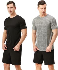 img 2 attached to TEXFIT Active Sport Quick T Shirts: High-Performance Men's Clothing