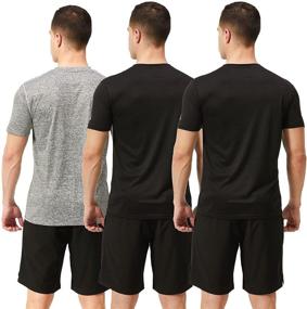 img 3 attached to TEXFIT Active Sport Quick T Shirts: High-Performance Men's Clothing