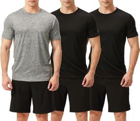 img 4 attached to TEXFIT Active Sport Quick T Shirts: High-Performance Men's Clothing