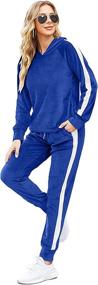 img 4 attached to Hotouch Tracksuit Sweatsuits Jogging Outfits Sports & Fitness