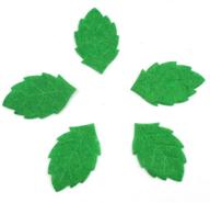 pzrt 100pcs leaves shape decoration stickers logo