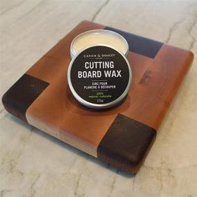 img 2 attached to 🌱 Caron & Doucet - Wood Conditioning & Finishing Wax for Cutting Boards & Butcher Blocks, 100% Plant-Based & Vegan, Ideal for Wood & Bamboo Conditioning & Sealing, Mineral Oil-Free!