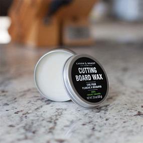 img 3 attached to 🌱 Caron & Doucet - Wood Conditioning & Finishing Wax for Cutting Boards & Butcher Blocks, 100% Plant-Based & Vegan, Ideal for Wood & Bamboo Conditioning & Sealing, Mineral Oil-Free!