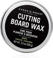 🌱 caron & doucet - wood conditioning & finishing wax for cutting boards & butcher blocks, 100% plant-based & vegan, ideal for wood & bamboo conditioning & sealing, mineral oil-free! logo