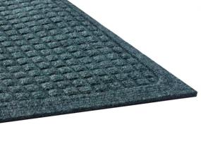 img 3 attached to 🌿 Green EcoGuard Indoor Wiper Floor Mat - Made from Recycled Plastic and Rubber - 2' x 3'